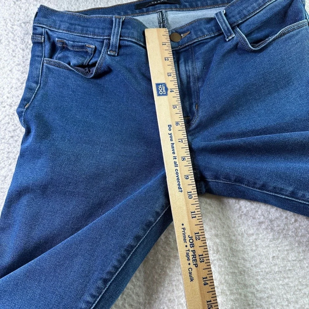 J Brand Dark Wash Skinny Leg Jeans Women Size 31 High Rise‎ Stretch Denim Clssic